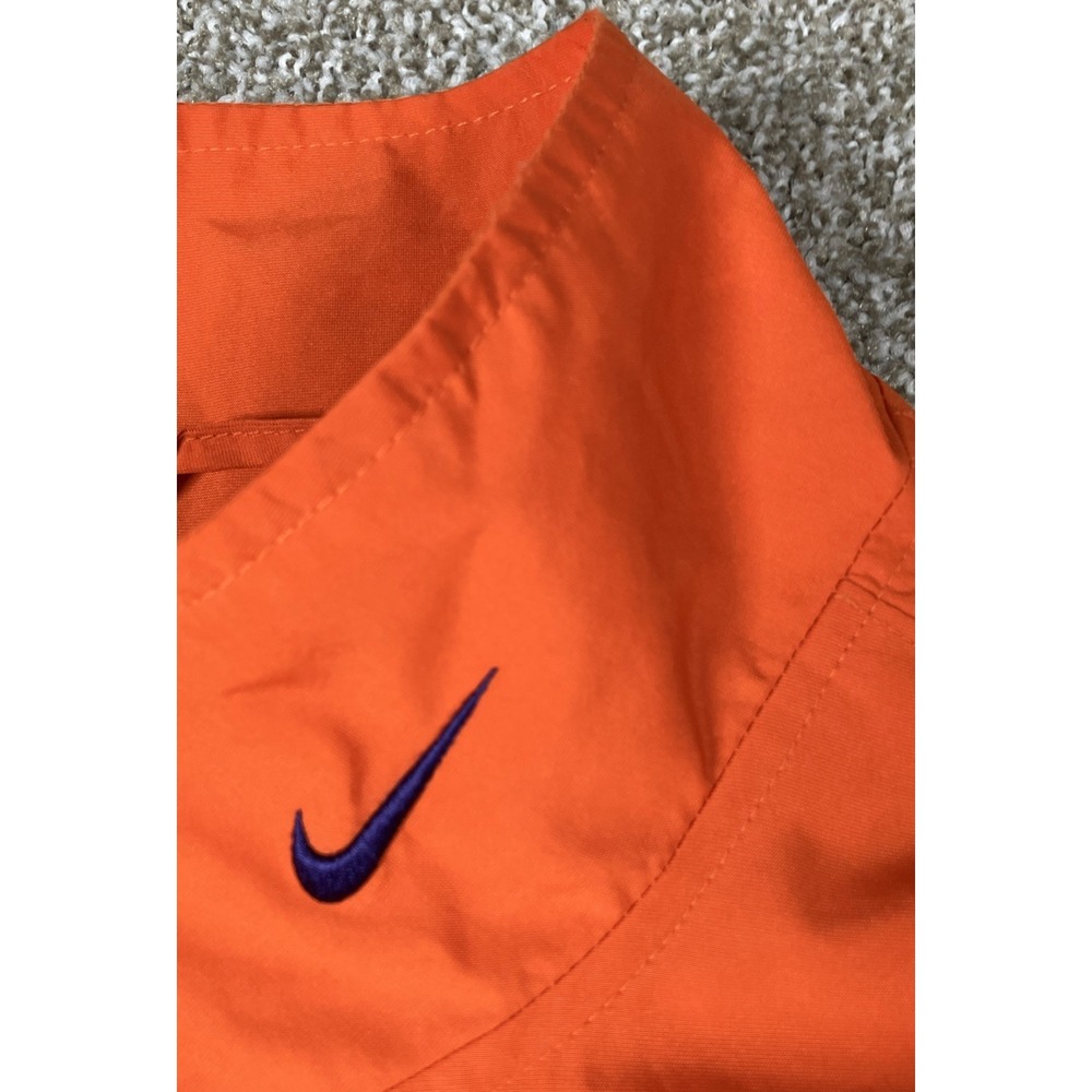 Nike‎ Team Clemson Tigers Full Zip Jacket Orange XXL Lightweight Windbreaker - Picture 3 of 10